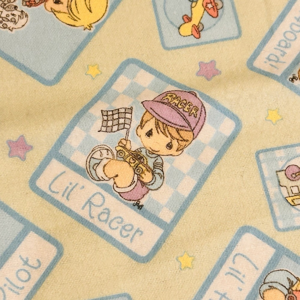 Precious Moments Handmade Baby Blanket 43x28 Lil Pilot Racer Hero Crib Quilt - Picture 3 of 16